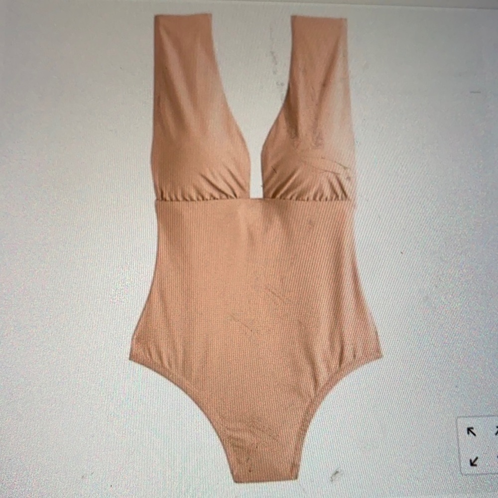 J.CREW NUDE PLUNGE‎ V ONE PIECE SWIMSUIT​​​​​